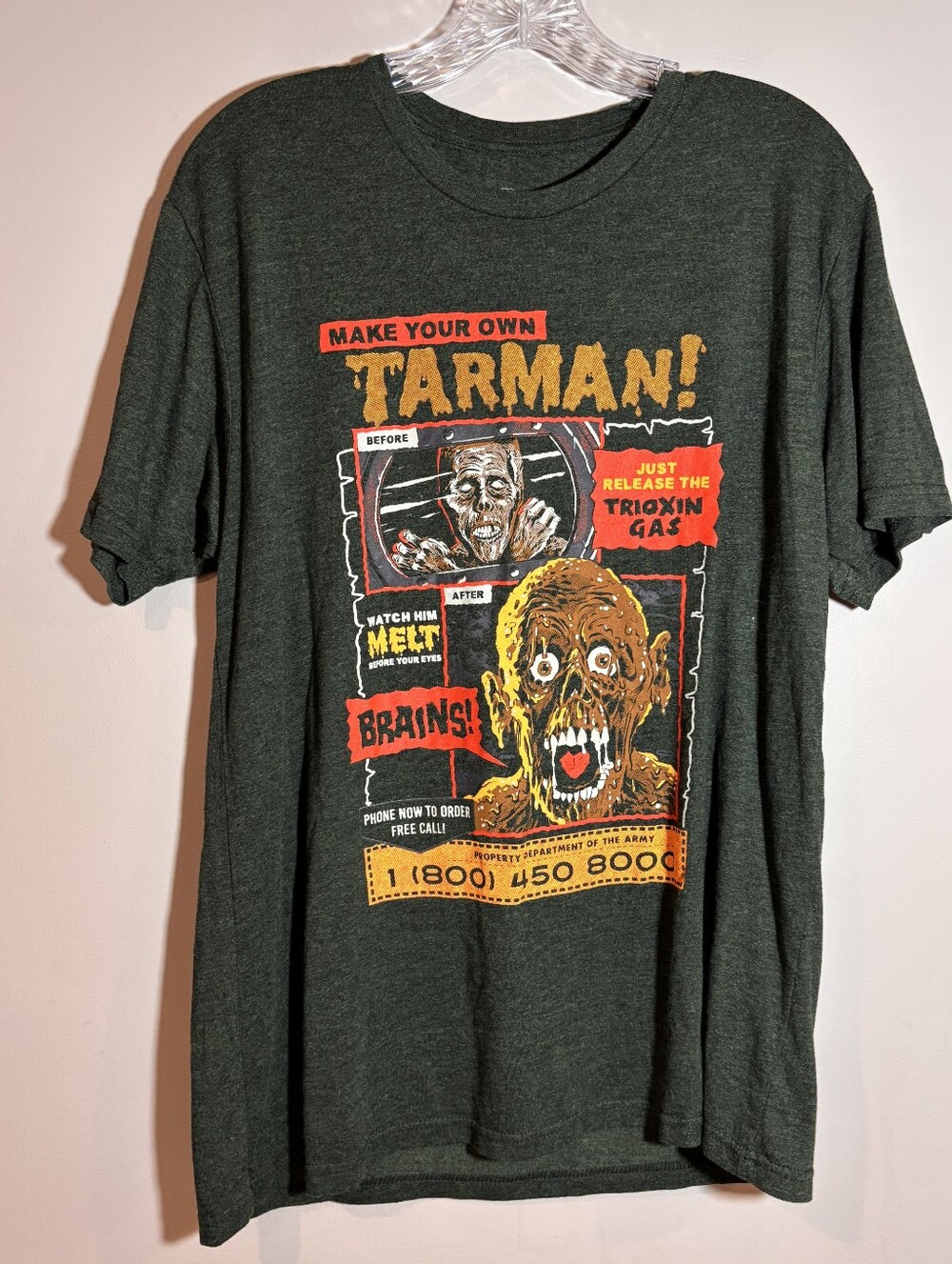 Return Of The Living Dead Cavity Color Graphic Shirt Size L
